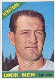 1966 Topps Baseball Cards      149     Dick Nen
